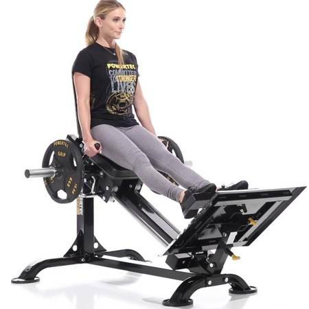 PowerTec Compact Leg Sled Seated Hack Squat Calf Legs Press PCLS - Image 3