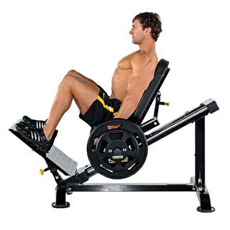 PowerTec Compact Leg Sled Seated Hack Squat Calf Legs Press PCLS - Image 4