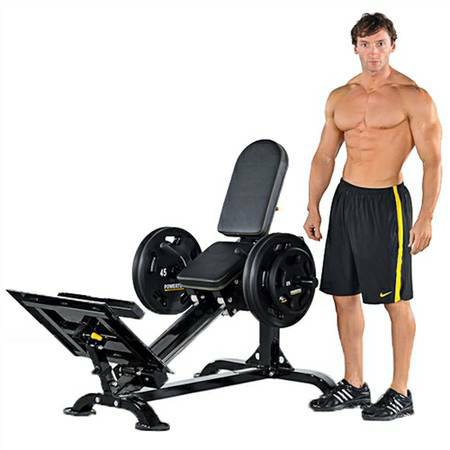 PowerTec Compact Leg Sled Seated Hack Squat Calf Legs Press PCLS - Image 5