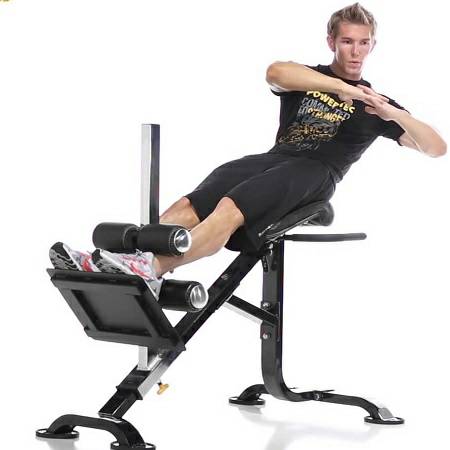 PowerTec Dual HyperExtension Back Roman Chair Ab Crunch P-HC - Image 2