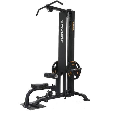 PowerTec Lat Pull Down Machine Upper Lower Pulley Curl Row P-LM - Image 4