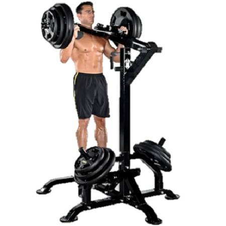 PowerTec LeverGym Leg Press Safety Squat Calf Raise Legs L-SC - Image 4