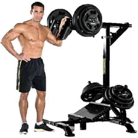PowerTec LeverGym Leg Press Safety Squat Calf Raise Legs L-SC - Image 5