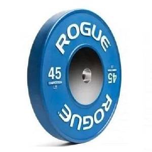 ROGUE Plate Competition Rubber Bumper Color 45# Blue Free Weight