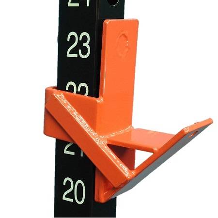 J Cup Hook Bar Catch Lift Off Safety Attachment pair 2-3/8" Rack - Image 3