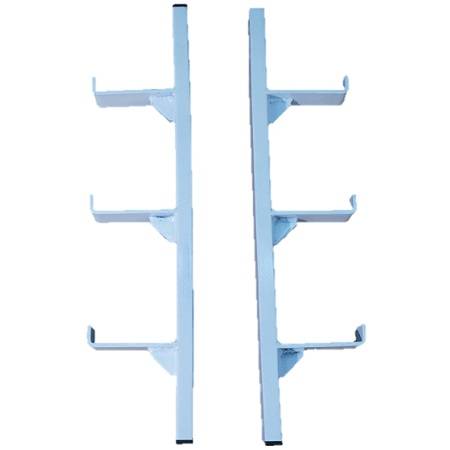 Wall Mount Horizontal 3 Barbell Bar Bars Storage Gym Rack Racks - Image 3