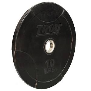 Troy Barbell Interlocking Olympic Solid Rubber Bumper Plate 10 #