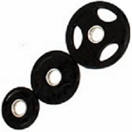 USA Olympic Rubber Coated Grip Plate Free Weight Plates Set 35# - Image 2