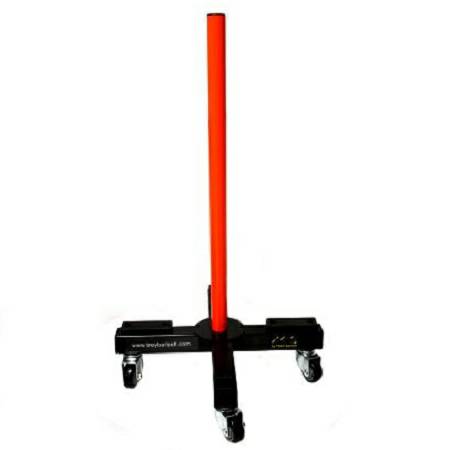 VTX TROY Barbell Mobile Rolling Bumper Plate Plates Storage Rack - Image 3