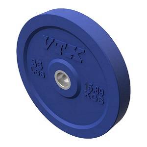 VTX Olympic Colored Rubber Bumper Free Weight Plate Plates 35 lb
