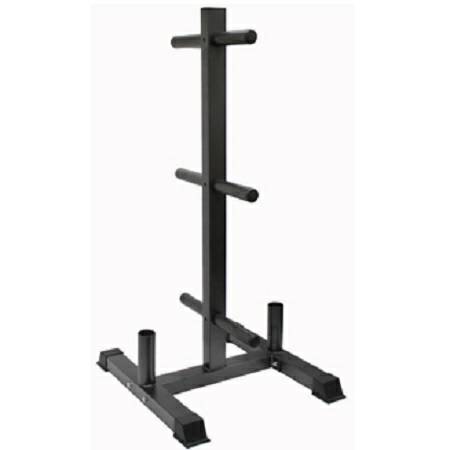 VTX Troy Vertical Olympic Bumper Plate & Bar Storage Rack GOPT - Image 5