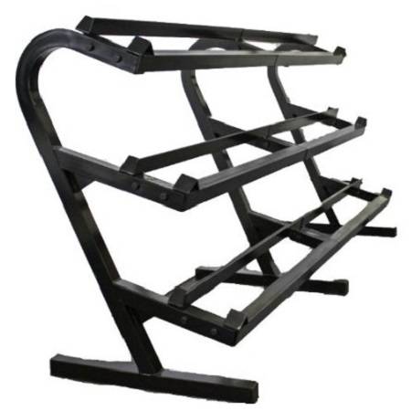 VTX by Troy Deluxe 3 Tier Horizontal Dumbbell Rack Storage TDR-3 - Image 3