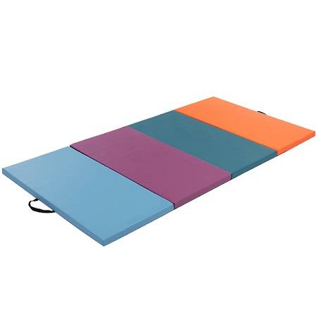 Exercise Gymnastics Yoga Pilates Stretching Tumbling 4-Fold Mat - Image 2