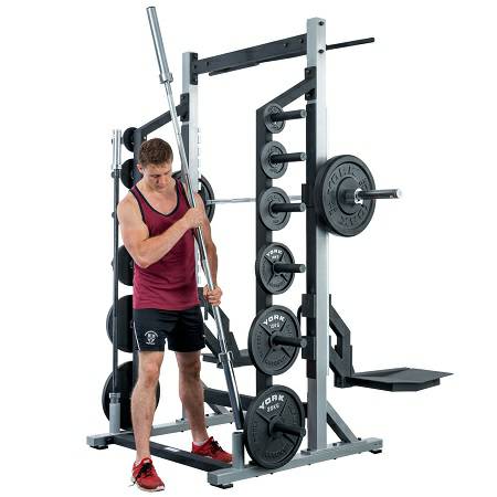 York Barbell STS Power Half Squat Rack Cage Gym 55009 Refurb - Image 3
